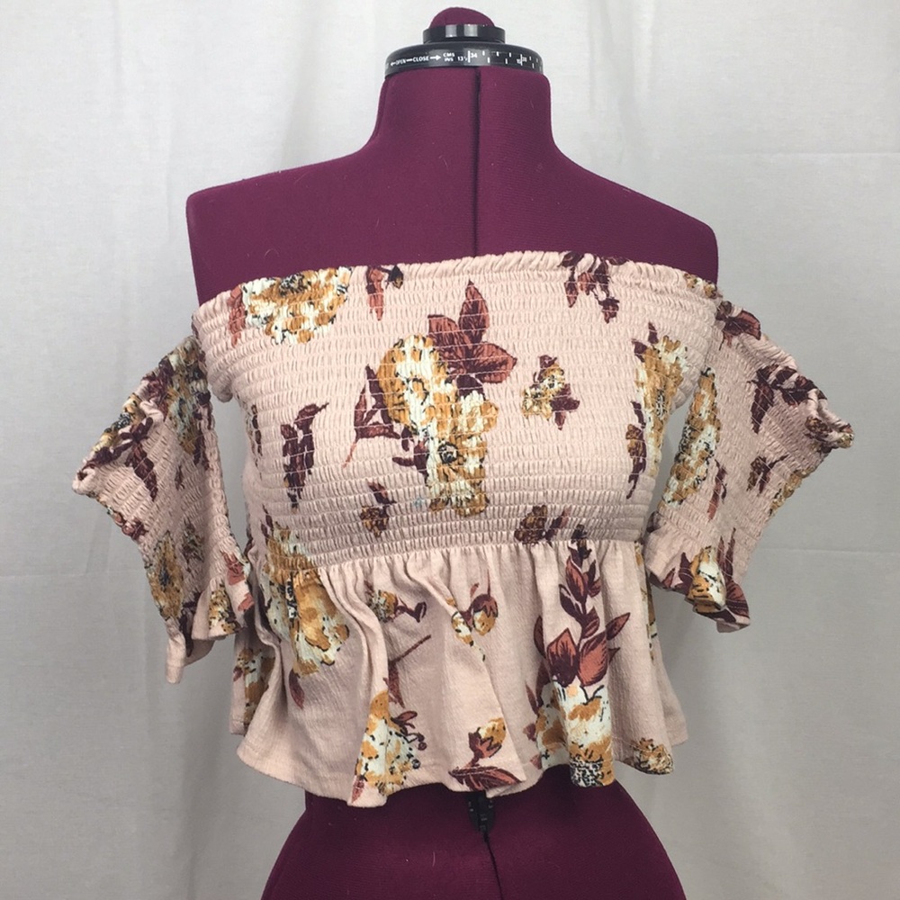 Floral Off The Shoulder Top